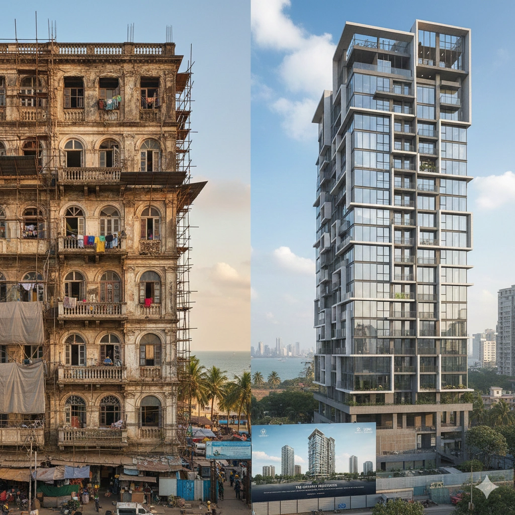 Houses for Sale in Mumbai Through Redevelopment Projects: Pros & Cons